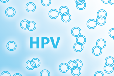 Illustrationsgrafik mit Ringen und einem Schriftzug HPV