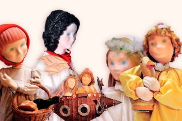 Maerchenbühne Imagebild mit 4 Puppen